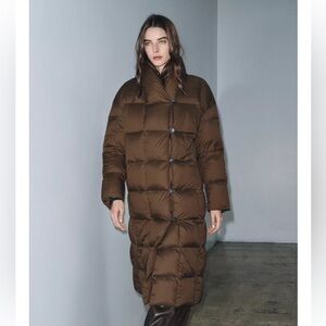 ZARA LONG PUFFER COAT